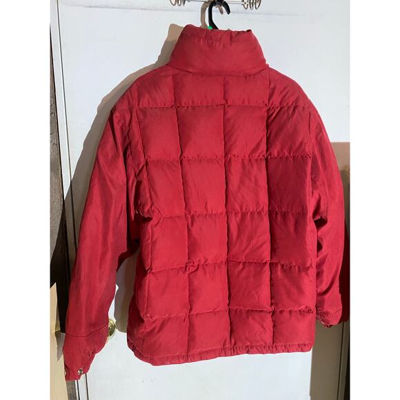 Nuage Duvet Down Puffer Coat Red Women’s L - Picture 7 of 12